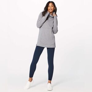 Lululemon Press Pause Pullover Heathered Medium Grey Size 2